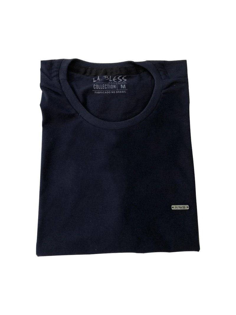 5 Camisas Básicas Azul Marinho - Basic Shirt