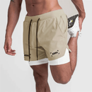 Kit Shorts Masculino DryFit de Camada Dupla de Compressão - Compre 1, Leve 3