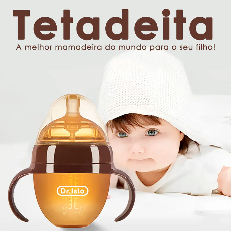 Mamadeira de Silicone Anti-Asfixia e Antibacteriana