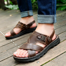 Sandália Masculina Ortopédica em Couro Legítimo | Compre 1 Leve 2
