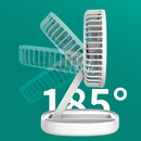 Ventilador Portátil Recarregável USB de 3 Velocidades | MaxFresh (Compre 1 Leve 2)