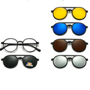 Óculos de Sol Multicolor 6 Lentes Polarizadas + Estojo de BRINDE