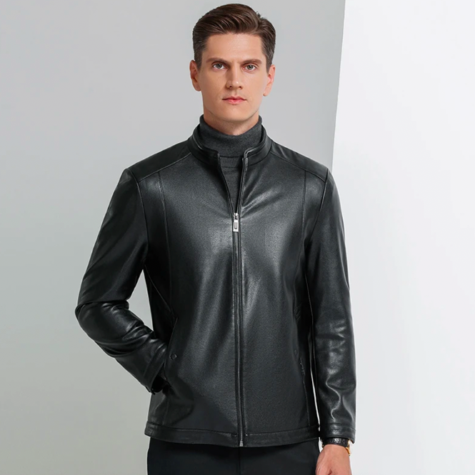 Jaqueta de Couro Legítimo Masculina Impermeável Dry Rider [SUPER ELEGANTE]