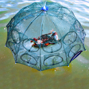 Rede Armadilha de Pesca Automática Dobrável de Nylon Portátil Catch Fish