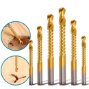 Kit de Brocas 2 EM 1 em Titânio Fura e Faz Rosca - Steel Drill