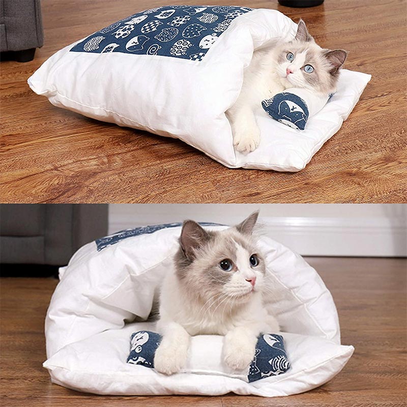 Cama de Gato com Travesseiro Completa