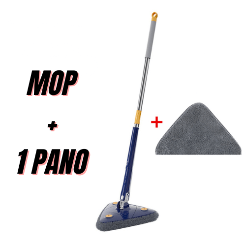 Mop de Limpeza Giratório 360° - LimpClean - 1, 3, e 5 panos