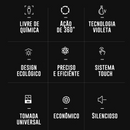 Mata Mosquito LED Silencioso Portátil USB | NanoViolet