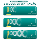 Ventilador Portátil Recarregável USB de 3 Velocidades | MaxFresh (Compre 1 Leve 2)