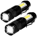 Lanterna de Led Recarregável Tática Exercito Profissional/MilitarLed - Compre 1, Leve 2