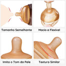 Mamadeira de Silicone Anti-Asfixia e Antibacteriana