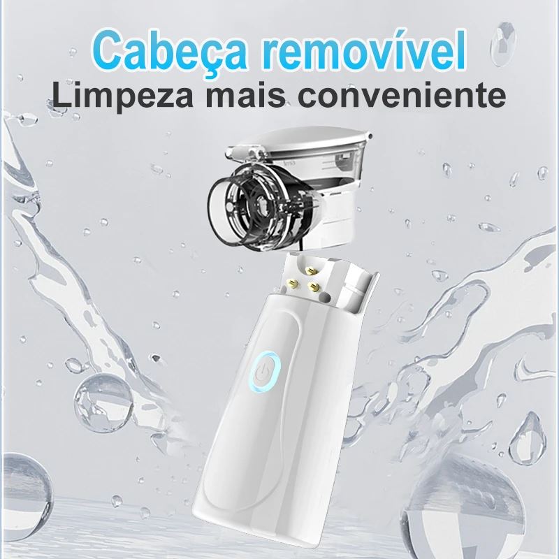 Inalador Nebulizador Portátil e Ultra Silencioso - NebulaQuiet