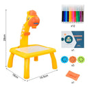 Projetor Mágico de LED para Desenhos Interativos e Criativos - Mesa Educacional Kids