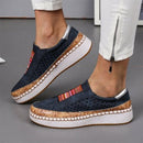 Tênis Mocassim Solado Corda Feminino