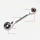 Ferramenta 8 em 1 Catraca Reversivel Universal 360 - Multifuntional Key