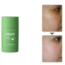 Cleansing Green Stick Green Tea Stick Mask Purifying Clay Stick Mask Oil Control Anti-acne Eggplant Skin Care Whitening - Divino Produto