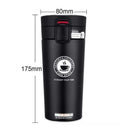 Garrafa Térmica Portátil de Café e Água 380ML em Aço Inoxidável - Divino Produto