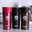Garrafa Térmica Portátil de Café e Água 380ML em Aço Inoxidável - Divino Produto