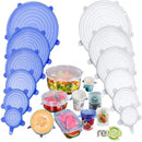 Tampas de Silicone Para Vasilhas Potes Vidros e Panelas Reutilizáveis - Divino Produto