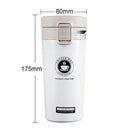 Garrafa Térmica Portátil de Café e Água 380ML em Aço Inoxidável - Divino Produto