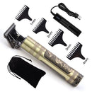 BarberMax - Máquina de Cortar Cabelo e Barba Profissional Recarregável Sem Fio