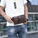 Bolsa de Cintura Masculina de Couro Luxury