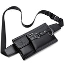 Bolsa de Cintura Masculina de Couro Luxury