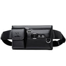 Bolsa de Cintura Masculina de Couro Luxury