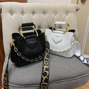 Bolsa de couro plutônio feminina - Luxury Bag