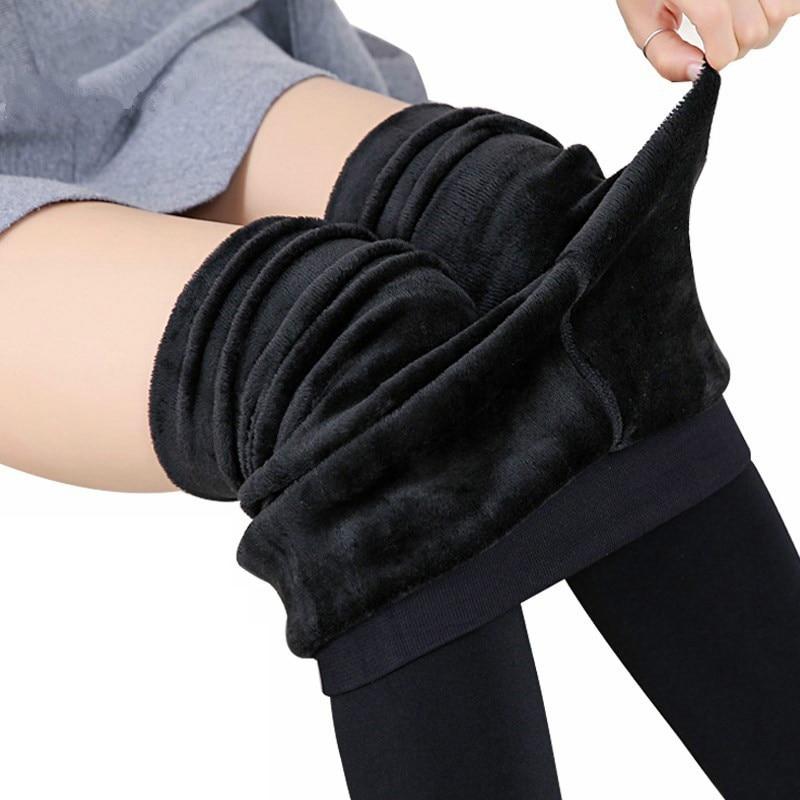 Calça Leggings Térmica de Inverno - Proteção Contra o Frio