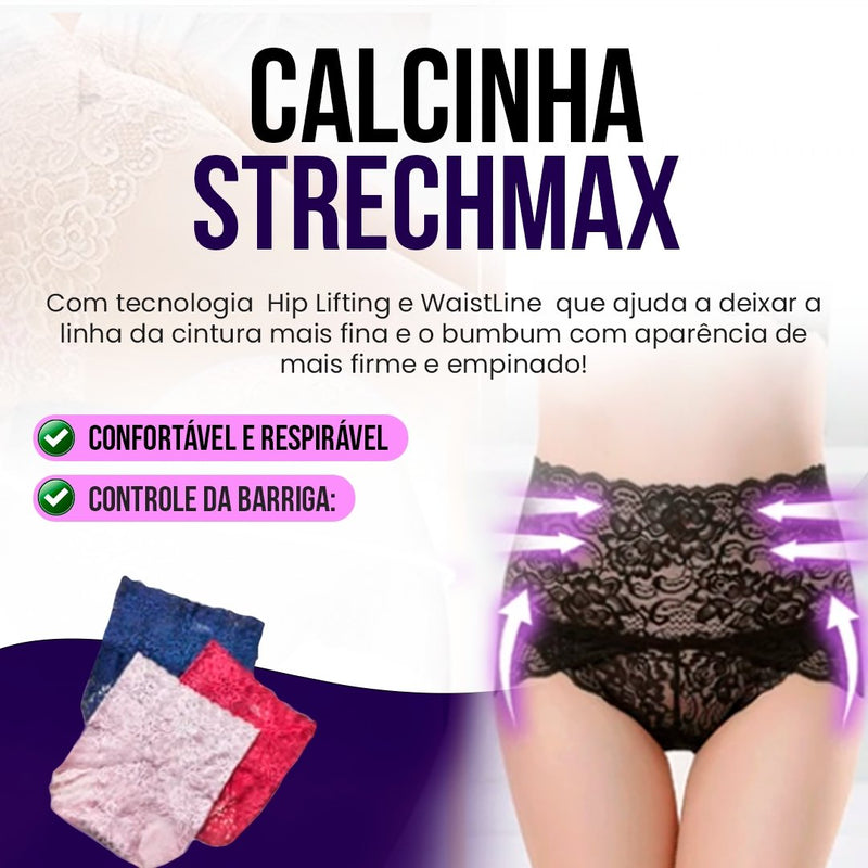 Calcinha Strech Max Modeladora Emagrecedora - Pague 1 LEVE 3 - SOMENTE HOJE!