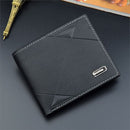 Carteira em Couro Ecológico Masculina - Modern Wallet