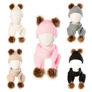 Conjunto de Touca com Pompom e Cachecol - Baby Confort