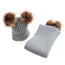 Conjunto de Touca com Pompom e Cachecol - Baby Confort