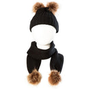 Conjunto de Touca com Pompom e Cachecol - Baby Confort