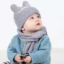 Conjunto Para Bebês Touca e Cachecol Orelhinha - Confy Baby