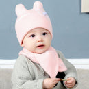 Conjunto Para Bebês Touca e Cachecol Orelhinha - Confy Baby