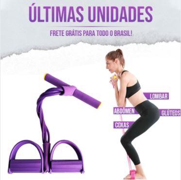 Elástico Extensor FitnessPRO - Exercícios e Alongamentos Sem Sair de Casa!