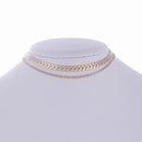 Gargantilha Estilo Ossos de Peixe - Golden Chain