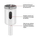 Kit 10 Bicos de Furo Diamantados