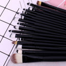 Kit 20 Pincéis de Maquiagem O.TWO.O - Pro Beauty