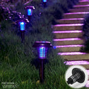 Lâmpada de Led Eliminadora de Mosquitos com Painel Solar - Mosquito Killer
