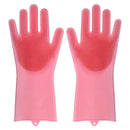 Luvas de Silicone Para Lavar Louça - Max Cleaning