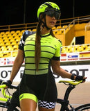 Macaquinho Manga Curta  de Ciclismo Feminino - ProConfort