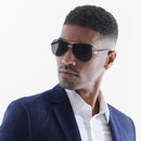 Óculos de Aviador Masculino Polarizado de Sol - BARCUR