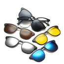 Óculos de Clip Magnético Com 5 Lentes - Frete Grátis - Divino Produto