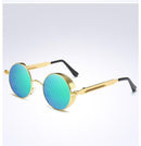 Óculos Redondo de Sol Masculino Steampunk - Polar Lens