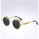 Óculos Redondo de Sol Masculino Steampunk - Polar Lens