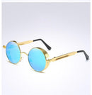 Óculos Redondo de Sol Masculino Steampunk - Polar Lens