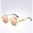 Óculos Redondo de Sol Masculino Steampunk - Polar Lens